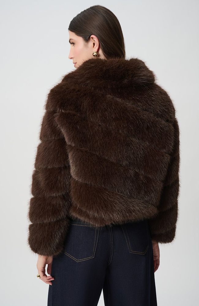 Faux Fur Collared Jacket