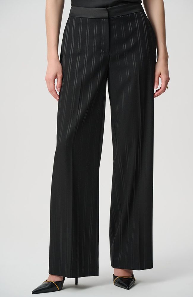 Tailored Stripe Wide Leg Pant