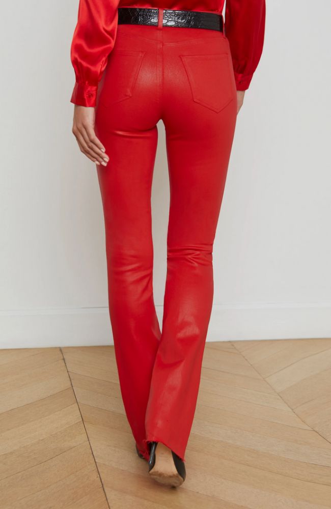Ruth HR Straight Jean Lava Red