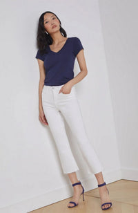Kendra HR Crop Flare Jean