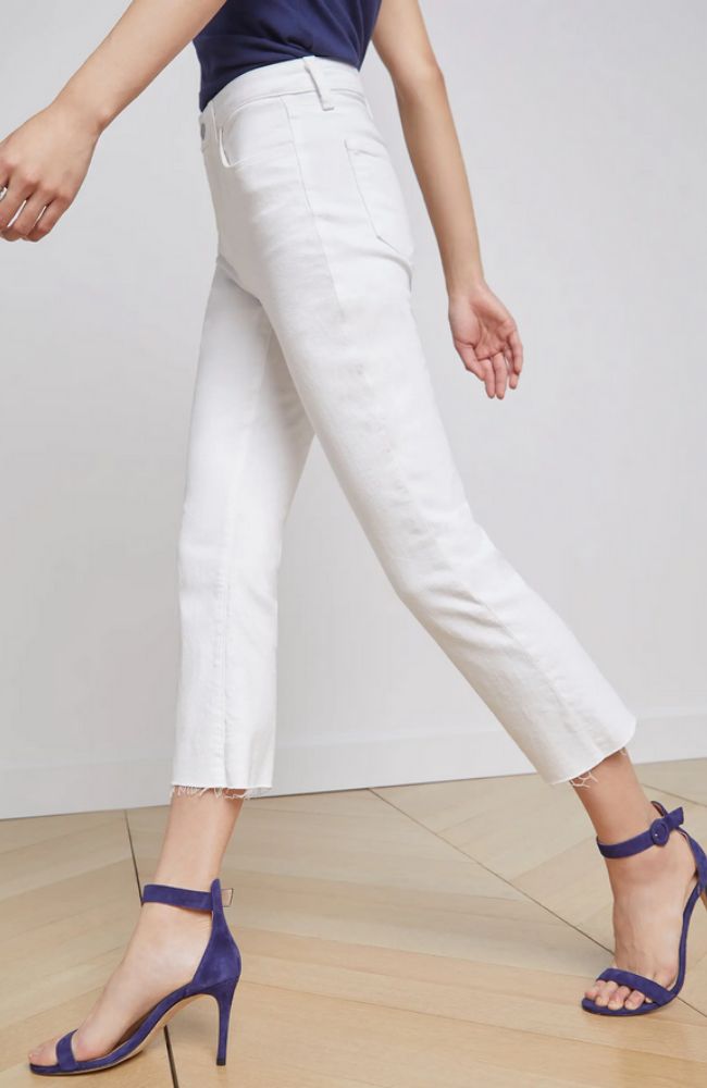 Kendra HR Crop Flare Jean