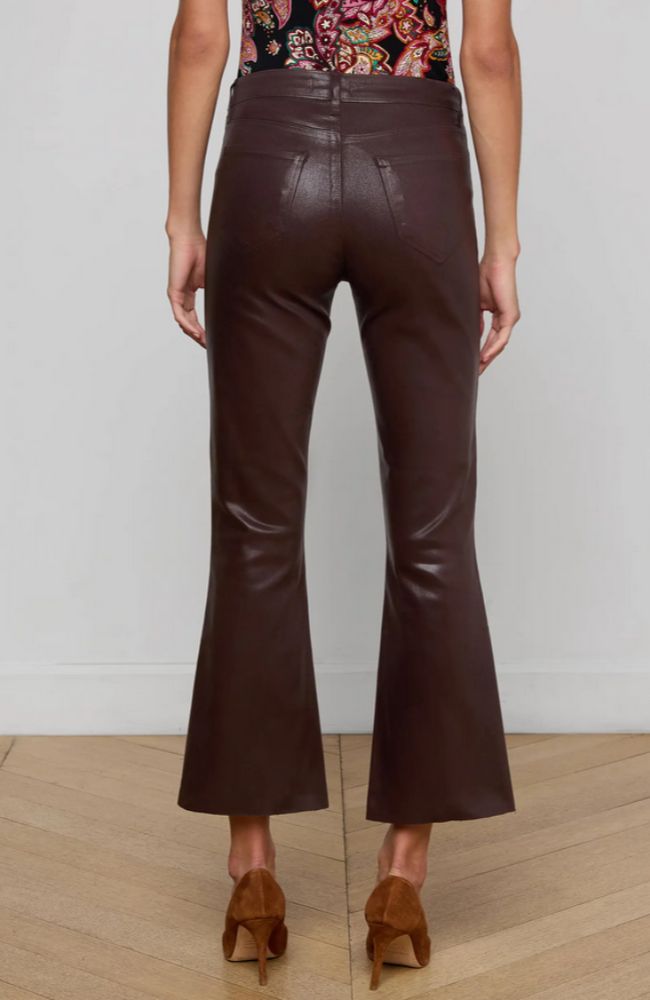 Kendra Crop Flare Coated