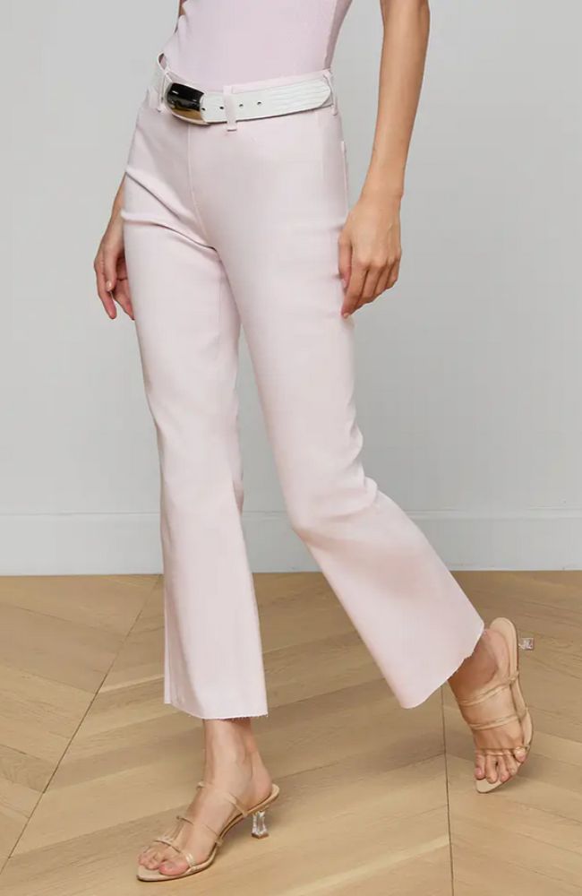 Kendra HR Crop Flare Lilac Coated