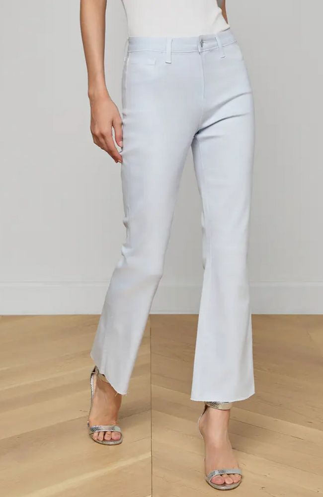 Kendra HR Crop Flare Pale Mist Blue