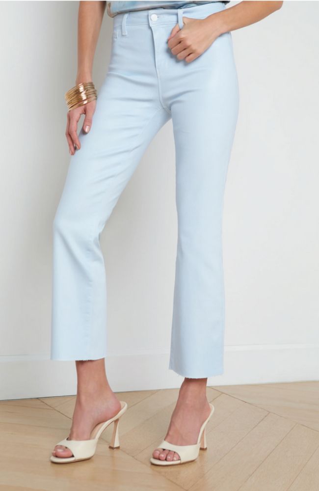 Kendra HR Crop Flare Ice Water