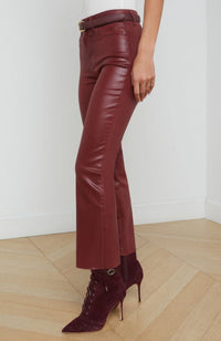 Kendra HR Crop Flare Syrah Ctd