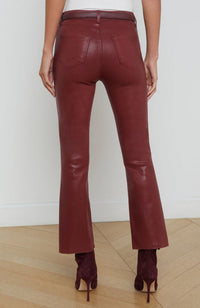 Kendra HR Crop Flare Syrah Ctd