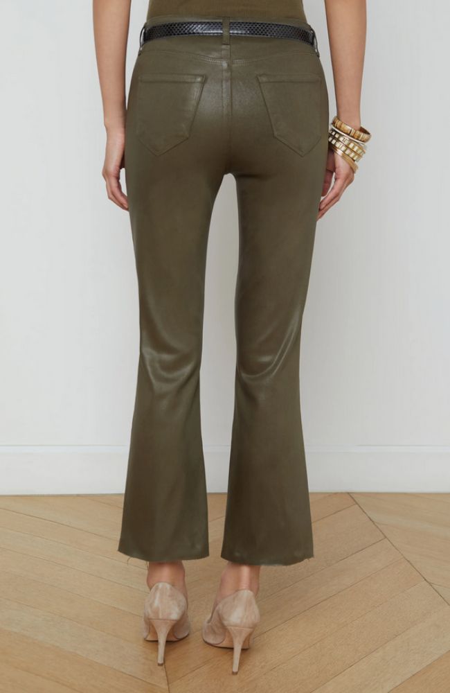 Kendra HR Crop Flare Pinewood
