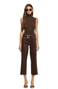 Wanda High Rise Crop Wide Leg