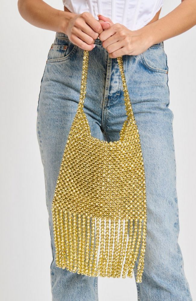 Madonna Evening Bag in Gold