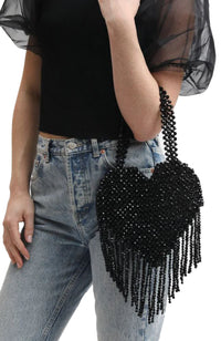 Valeria Evening Bag in Black