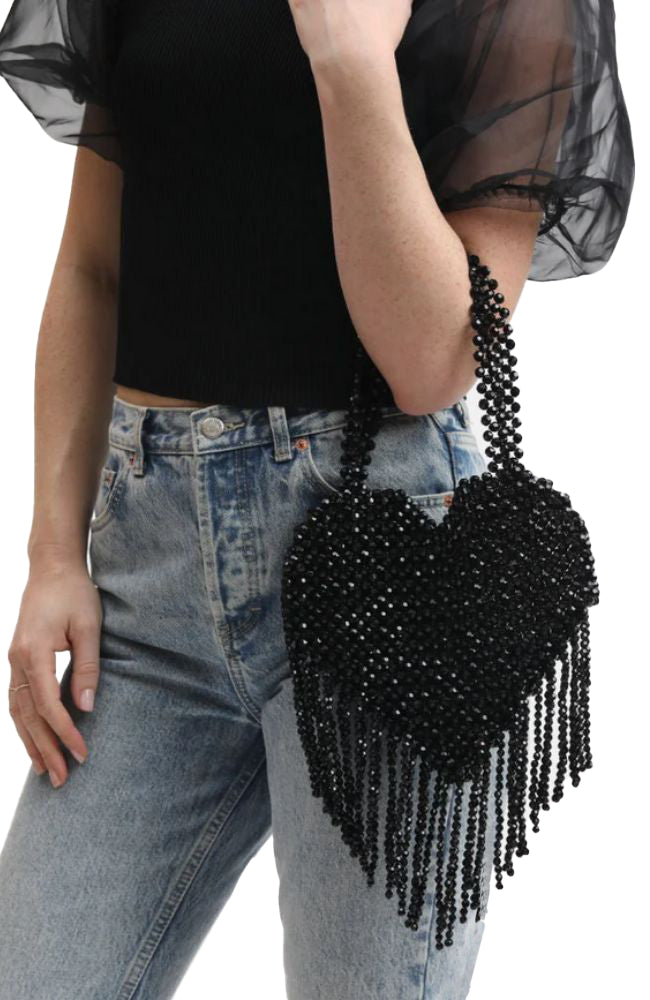 Valeria Evening Bag in Black