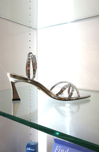 Tacon Metallic Sandals