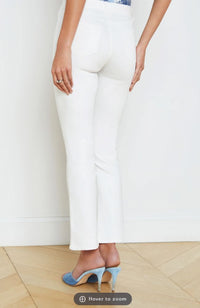 Tati HR Crop Micro Boot Blanc Coated