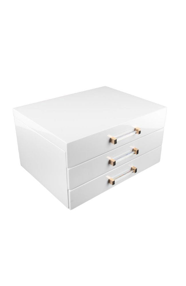 Kendall Jewelry Box in White