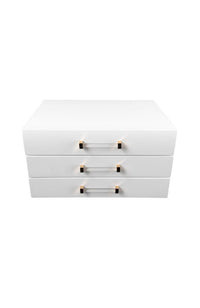 Kendall Jewelry Box in White