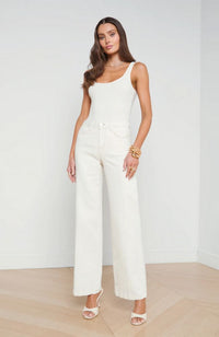 Scottie HR Wide Leg in Rye Coated