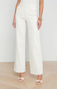 Scottie HR Wide Leg in Rye Coated