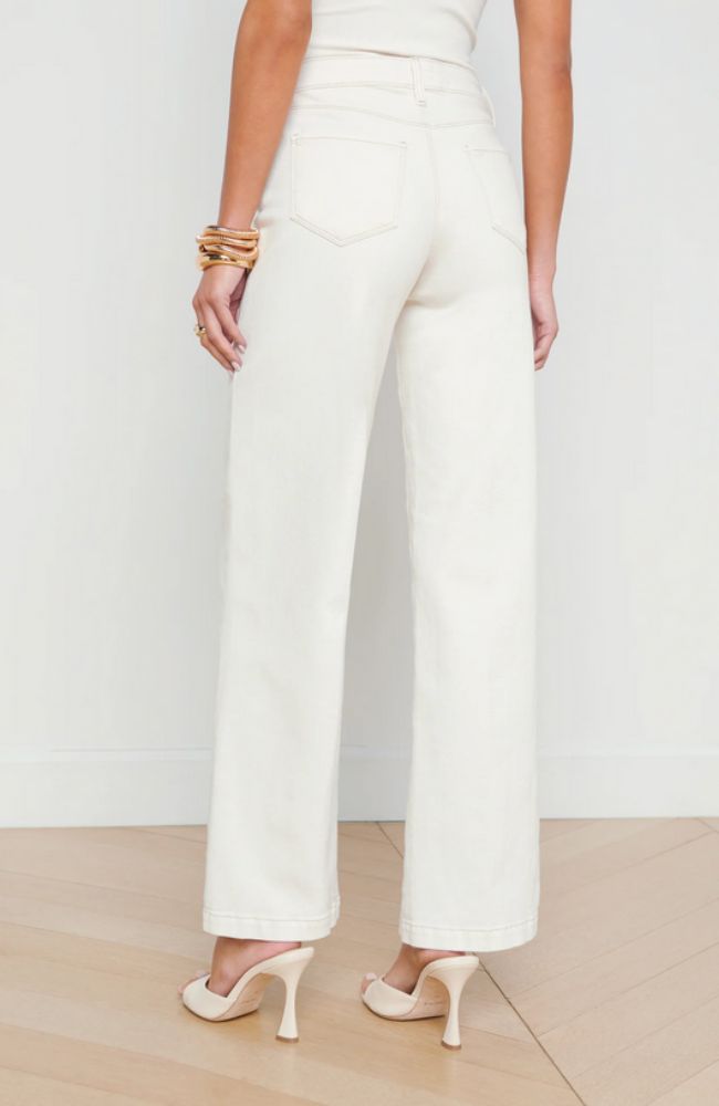 Scottie HR Wide Leg in Rye Coated
