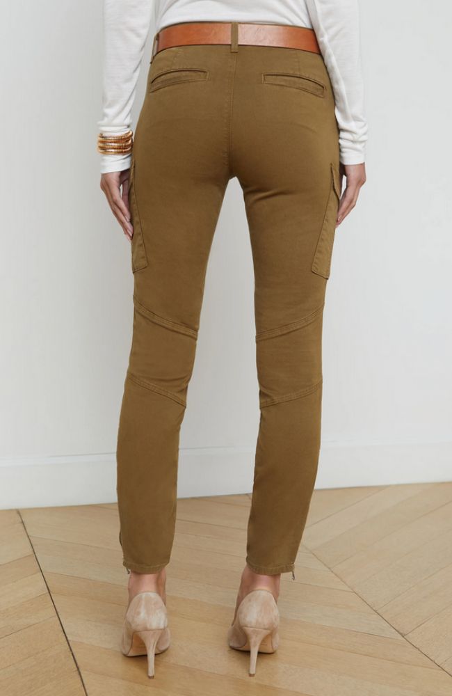 Patton Skinny Cargo in Brown Olive