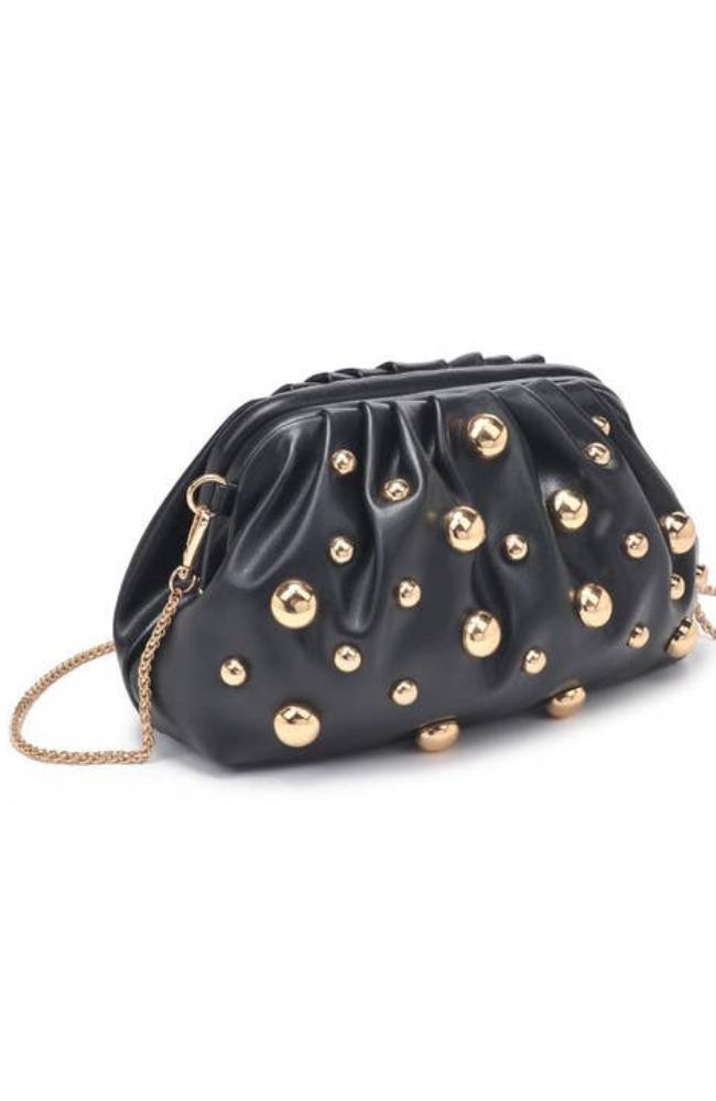Carey Studded Clutch