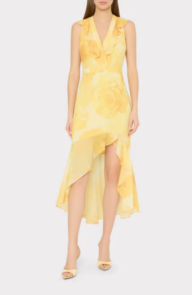 Nanci Camellia Midi Dress