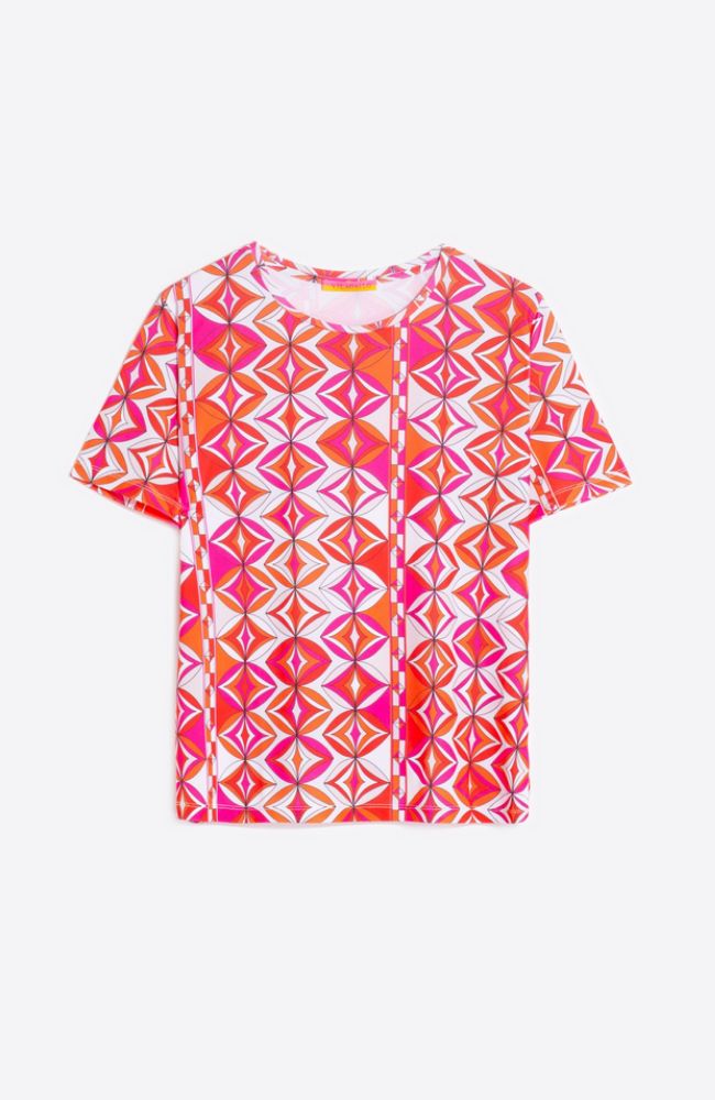 Tora Pink Geo Tee