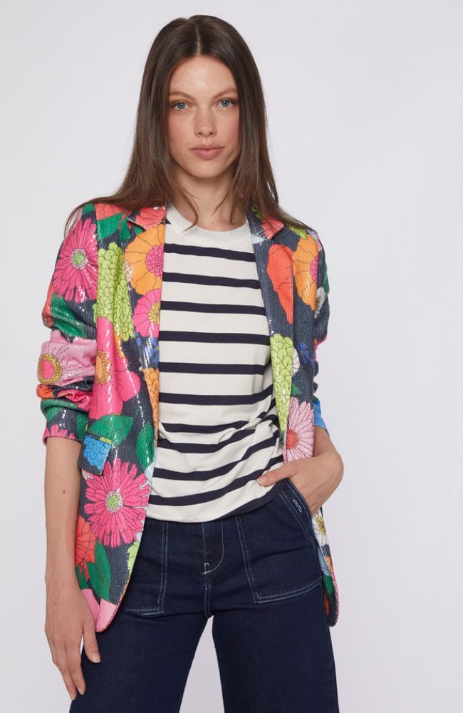 Andrea Maxi Flower Jacket