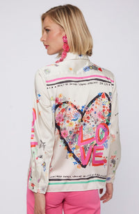 Irini Love Graffiti Top