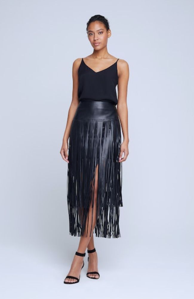 Karolina Fringe Skirt