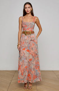 Torin Pleated Maxi Skirt