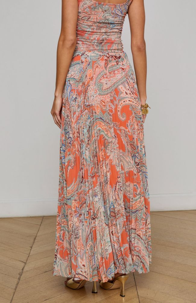 Torin Pleated Maxi Skirt