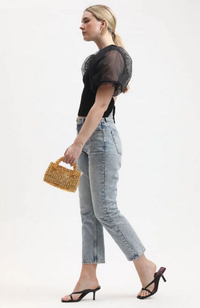 Kora Crossbody in Gold