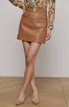 Yvette Belted Mini Skirt