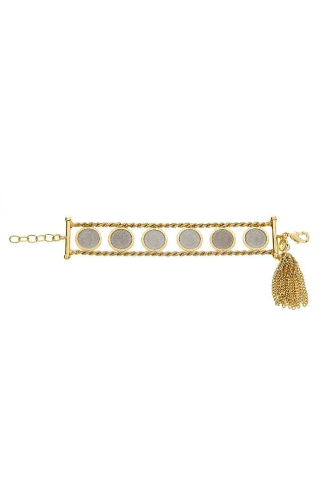 Villanelle 6 Coin Bracelet