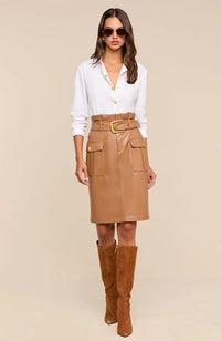 Kaelis Paperbag Pencil Skirt