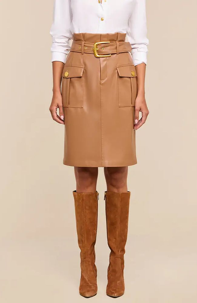 Kaelis Paperbag Pencil Skirt
