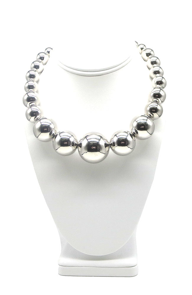 Sphere Choker Silver