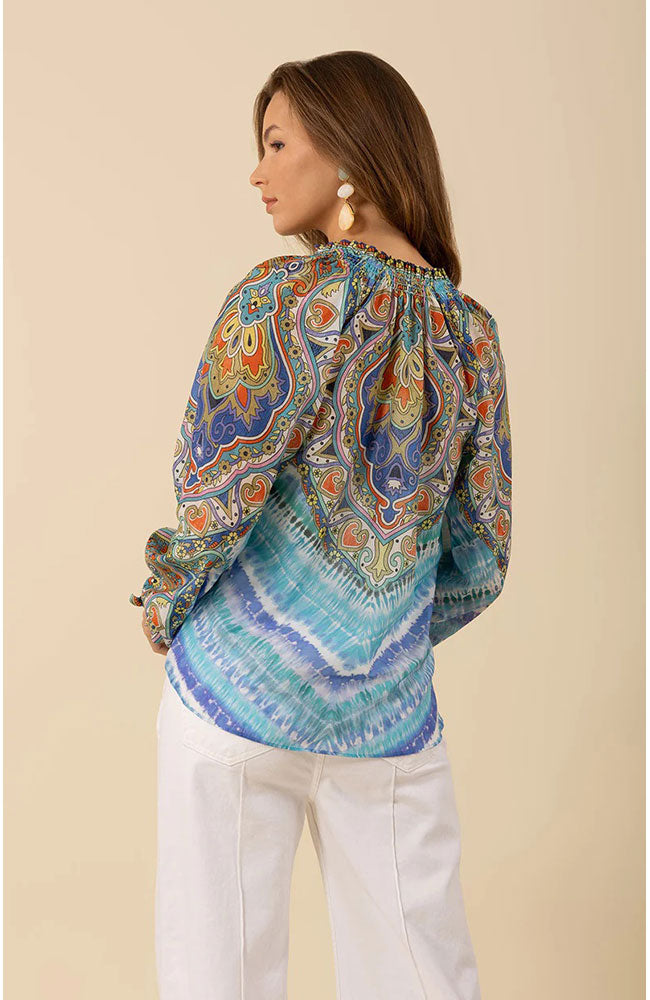 Sadie Long Sleeve V Neck Top