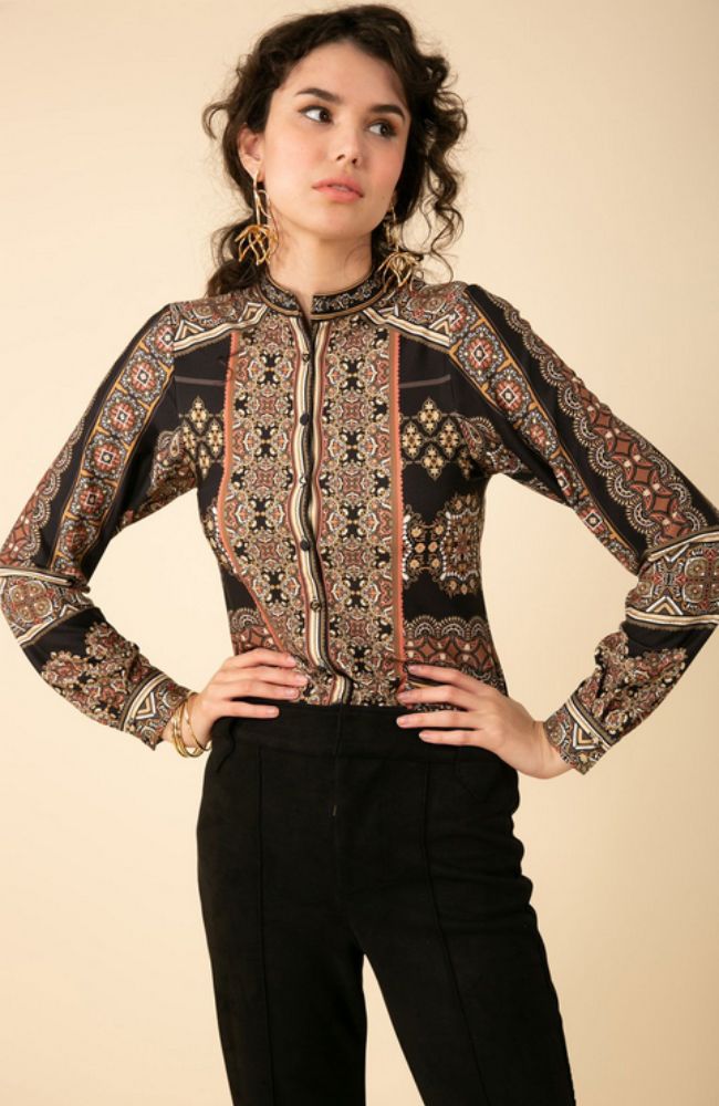 Julia Long Sleeve Button Up