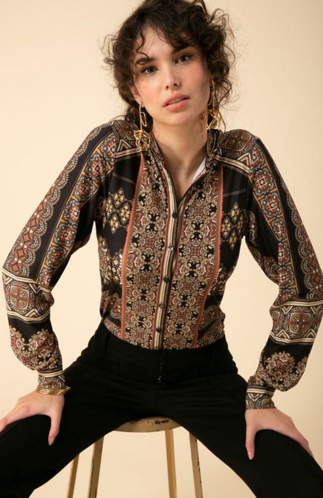 Julia Long Sleeve Button Up