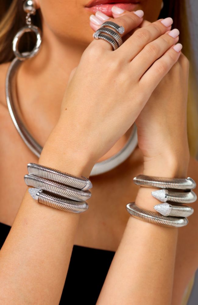 Simona DBL Bracelet Silver