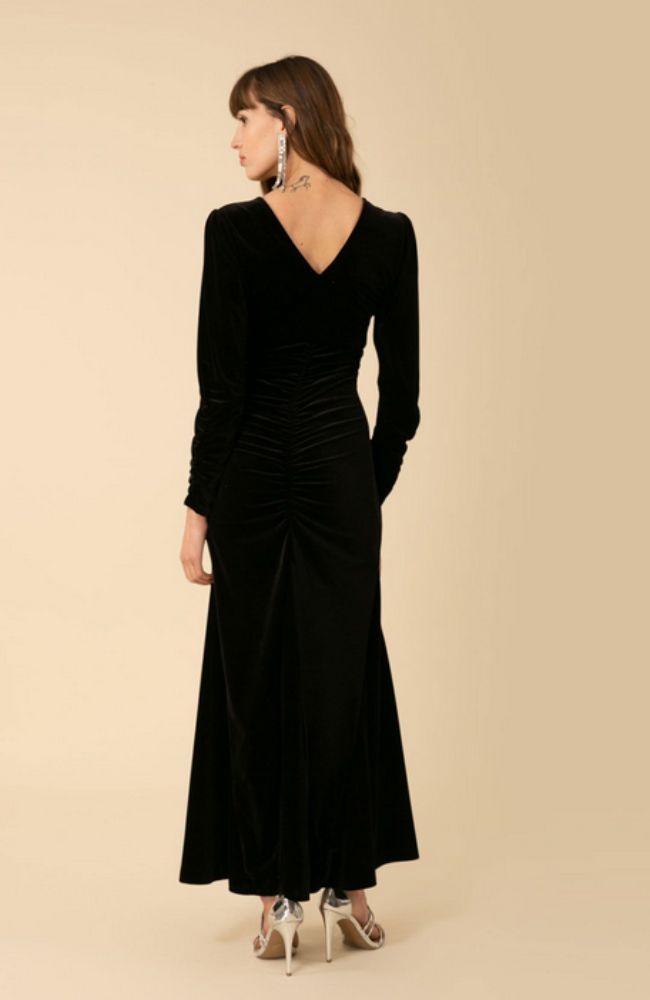 Lya Shirred Maxi Dress