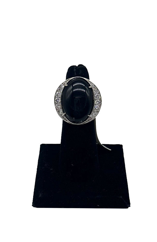 Splendore Ring Black Silver