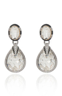 Icona Di Cristallo Earring Silver