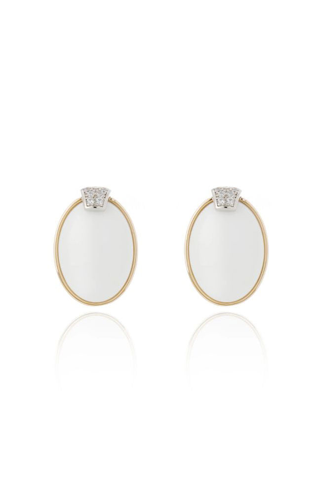 Splendore Earrings White