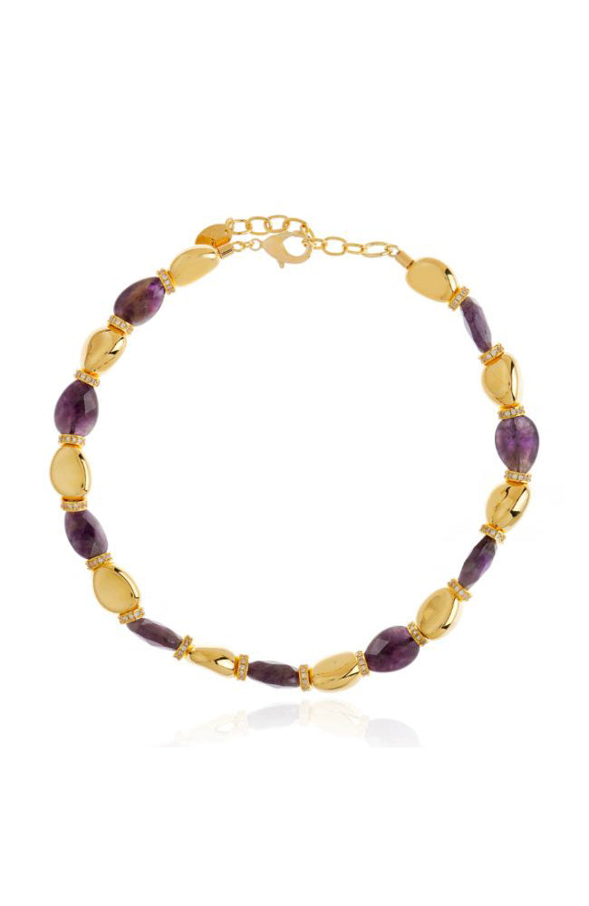 Volutta Necklace Amethsyt
