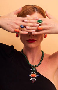 Tesoro Necklace Green Org