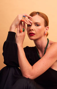 Sogno Earrings Orange