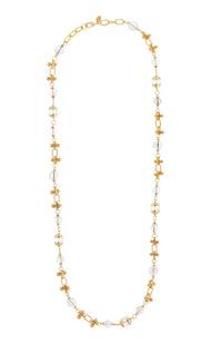 Liuce Long Necklace Pearl